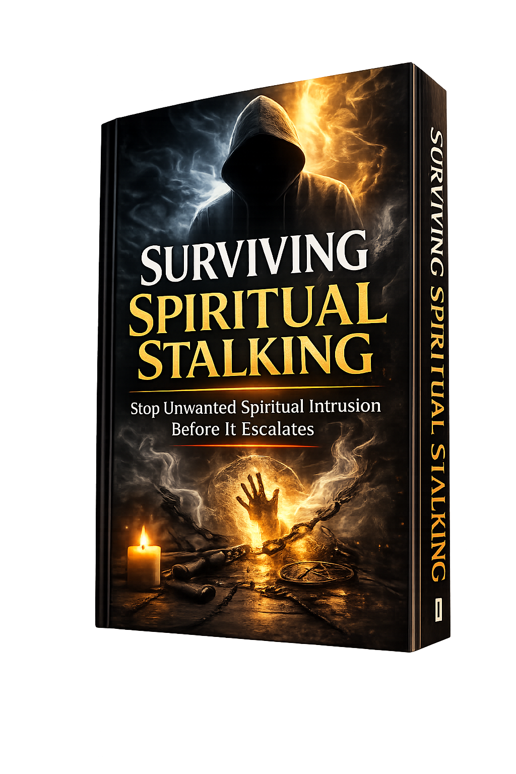 Surviving Spiritual Stalking 3D Book Mockup